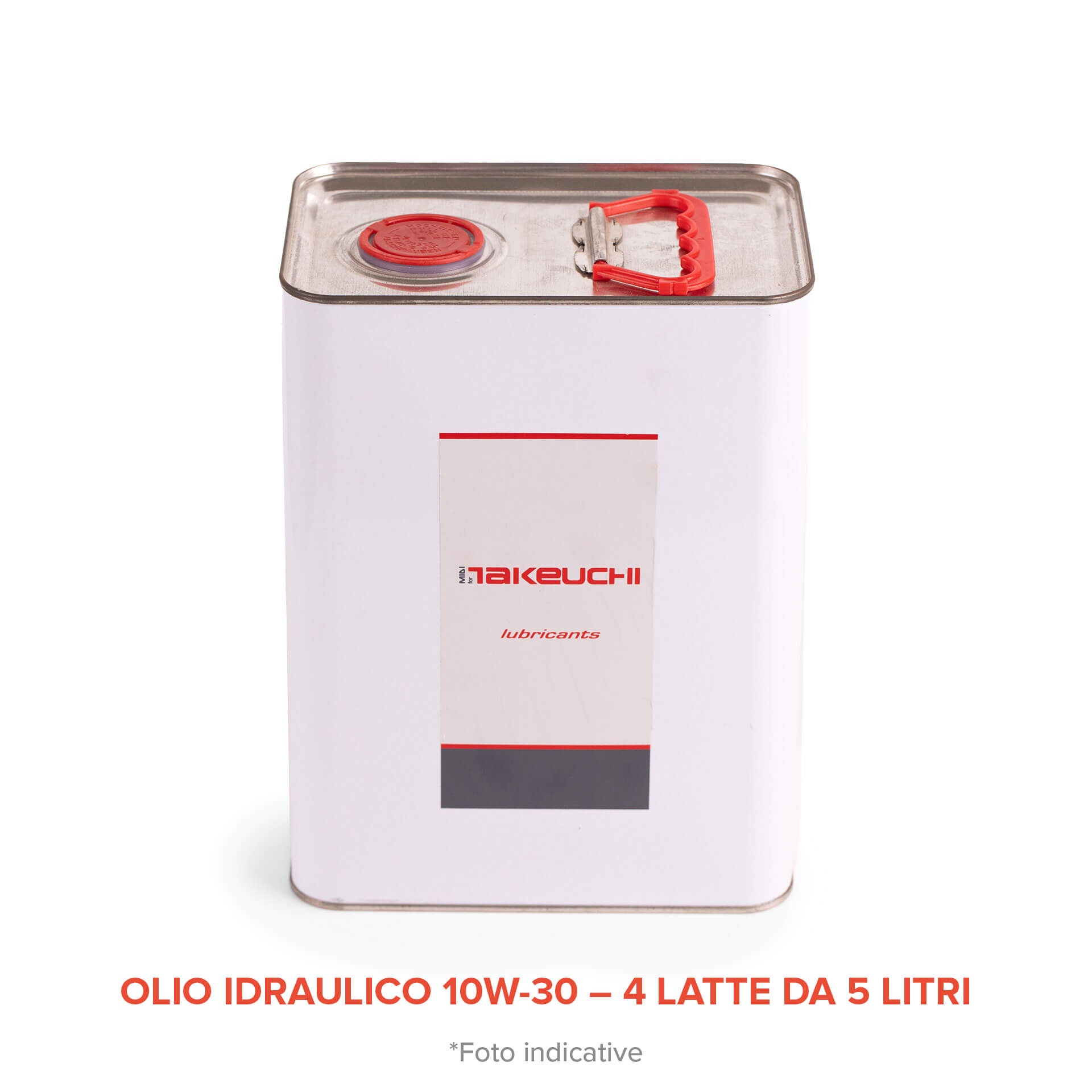 Takeuchi - Olio idraulico 10W-30 - 4 latte da 5 litri – Ar.An.